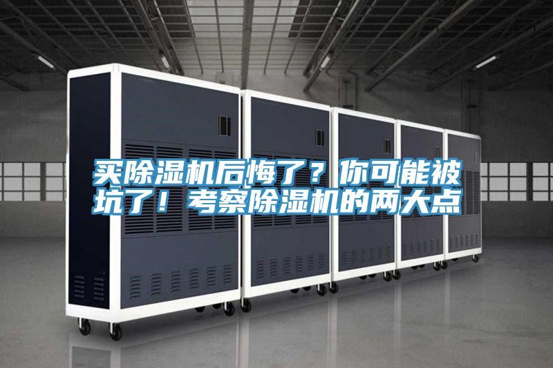 買(mǎi)除濕機后悔了？你可能被坑了！考察除濕機的兩大點(diǎn)