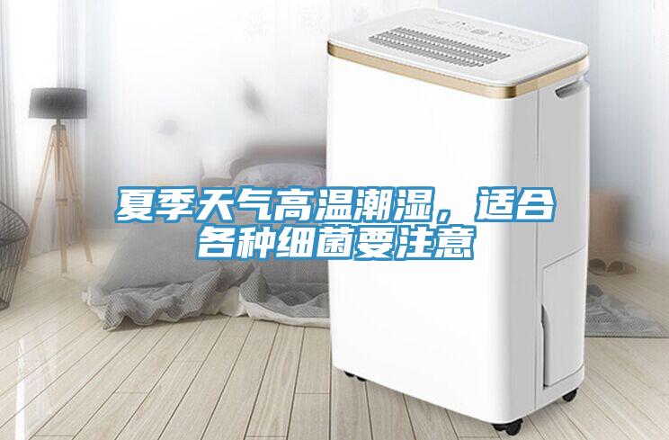 夏季天氣高溫潮濕，適合各種細菌要注意