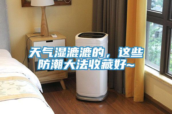 天氣濕漉漉的，這些防潮大法收藏好~