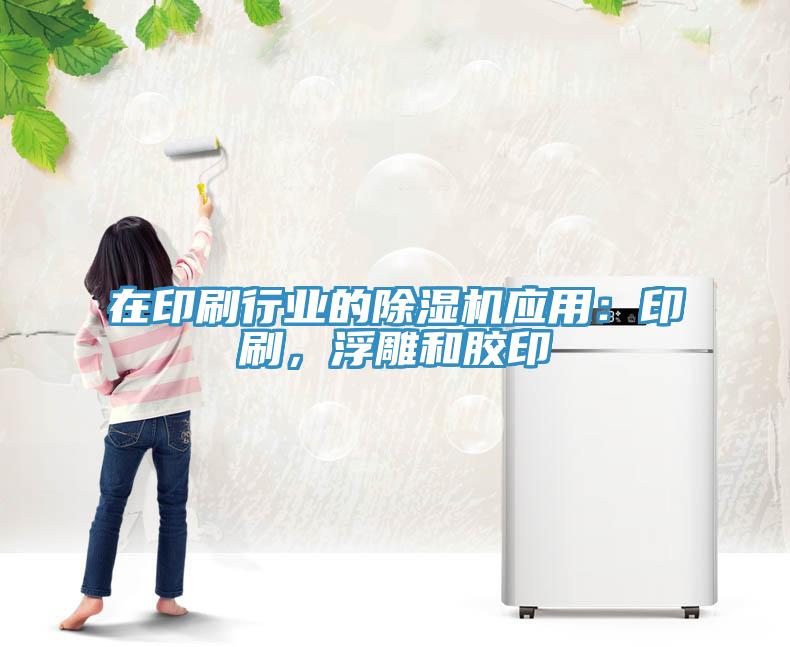在印刷行業(yè)的除濕機應用：印刷，浮雕和膠印