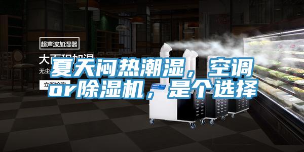 夏天悶熱潮濕，空調or除濕機，是個(gè)選擇