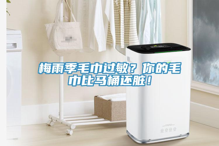 梅雨季毛巾過(guò)敏？你的毛巾比馬桶還臟！
