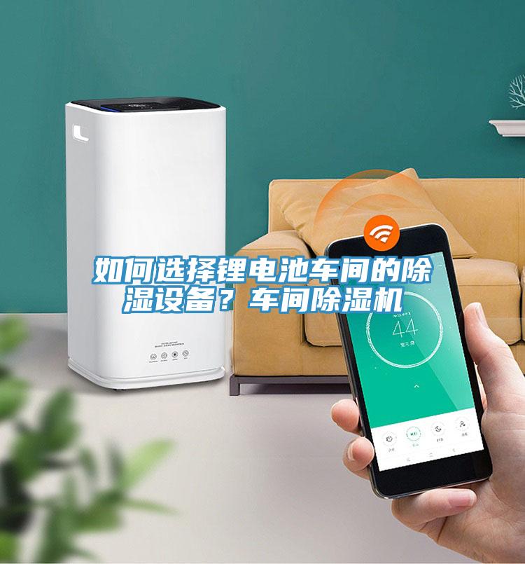 如何選擇鋰電池車(chē)間的除濕設備？車(chē)間除濕機