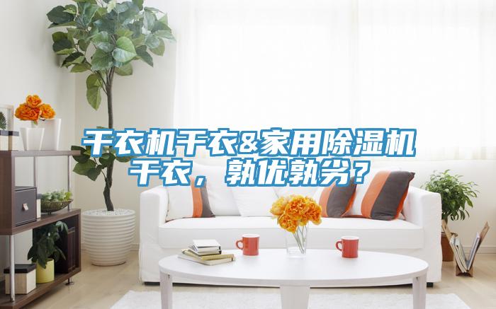 干衣機干衣&家用除濕機干衣，孰優(yōu)孰劣？