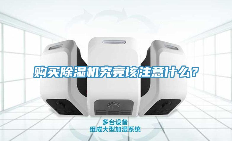 購買(mǎi)除濕機究竟該注意什么？
