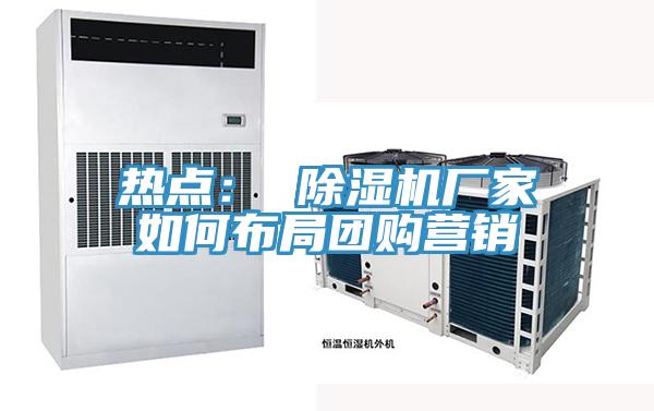 熱點(diǎn): 除濕機廠(chǎng)家如何布局團購營(yíng)銷(xiāo)