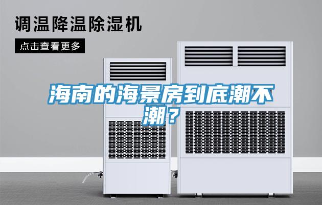 海南的海景房到底潮不潮？
