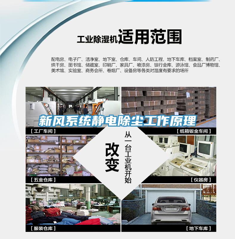 新風(fēng)系統靜電除塵工作原理