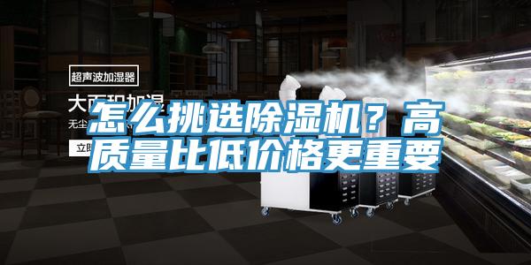 怎么挑選除濕機？高質(zhì)量比低價(jià)格更重要