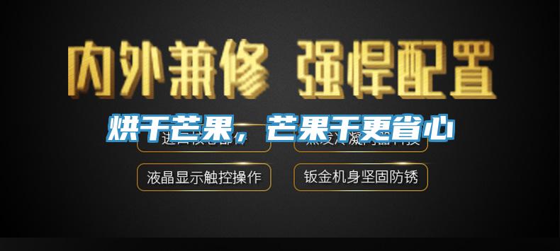 烘干芒果，芒果干更省心