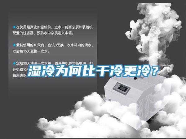 濕冷為何比干冷更冷？