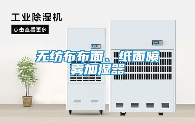 無(wú)紡布布面、紙面噴霧加濕器