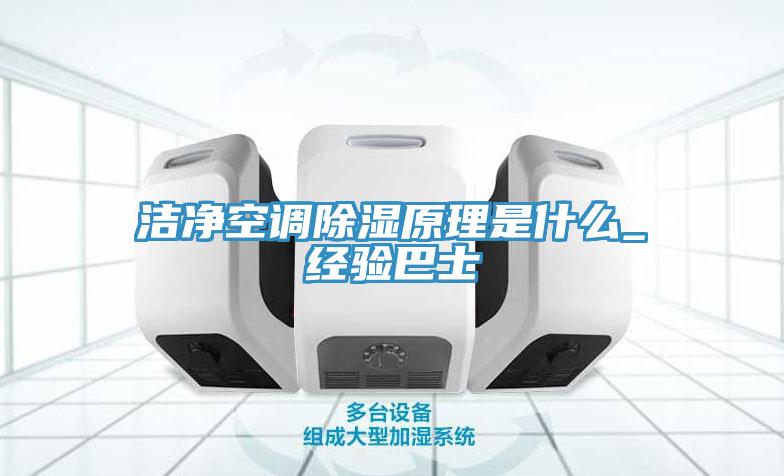 潔凈空調除濕原理是什么_經(jīng)驗巴士