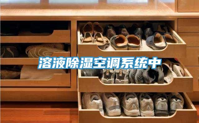 溶液除濕空調系統中