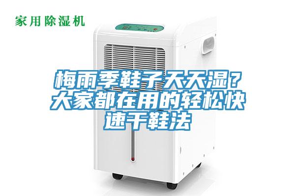 梅雨季鞋子天天濕？大家都在用的輕松快速干鞋法