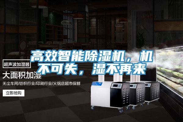 高效智能除濕機，機不可失，濕不再來(lái)