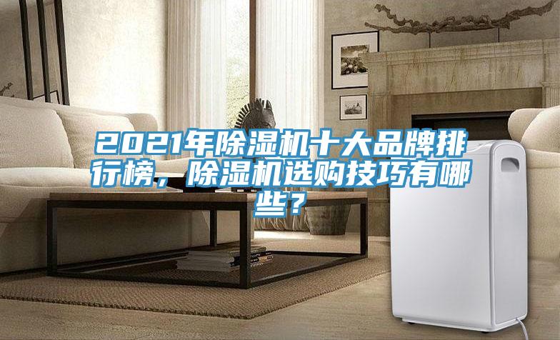 2021年除濕機十大品牌排行榜，除濕機選購技巧有哪些？