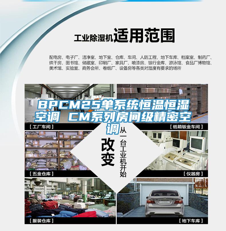 BPCM25單系統恒溫恒濕空調 CM系列房間級精密空調