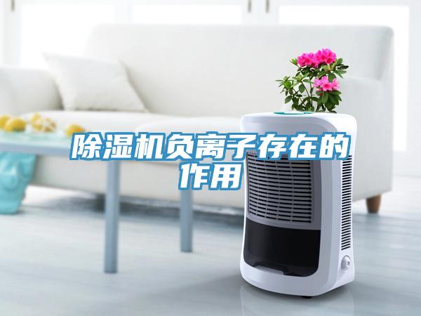 除濕機負離子存在的作用