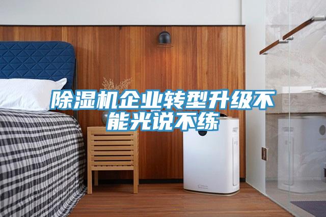 除濕機企業(yè)轉型升級不能光說(shuō)不練