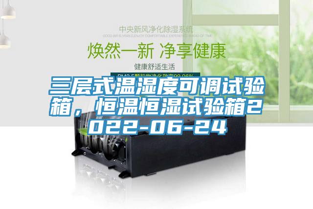 三層式溫濕度可調試驗箱，恒溫恒濕試驗箱2022-06-24