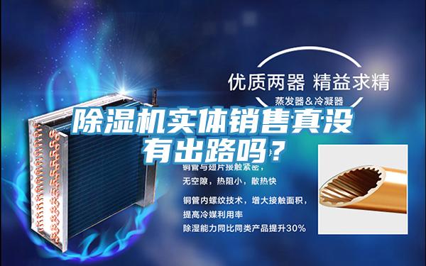 除濕機實(shí)體銷(xiāo)售真沒(méi)有出路嗎？