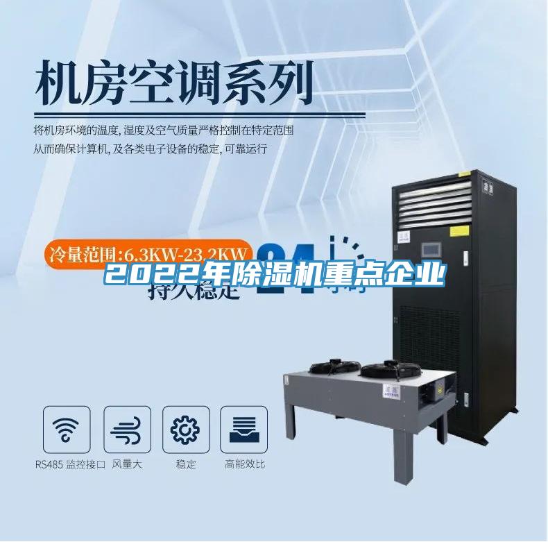 2022年除濕機重點(diǎn)企業(yè)