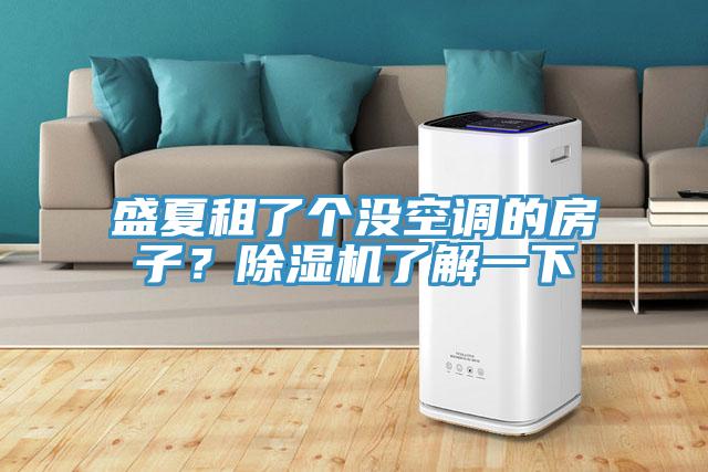 盛夏租了個(gè)沒(méi)空調的房子？除濕機了解一下
