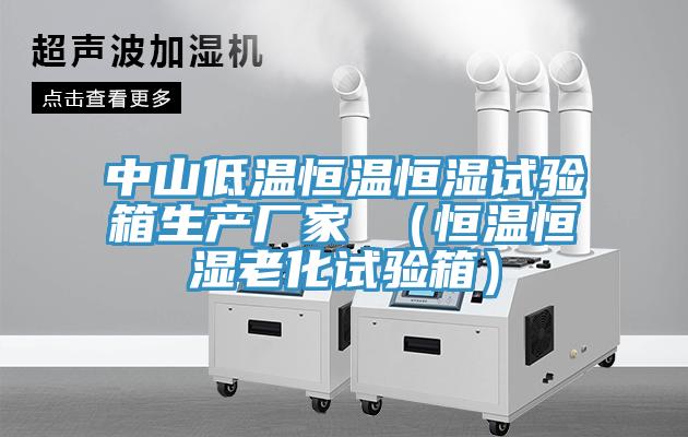 中山低溫恒溫恒濕試驗箱生產(chǎn)廠(chǎng)家 （恒溫恒濕老化試驗箱）