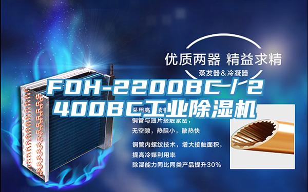 FDH-2200BC／2400BC工業(yè)除濕機
