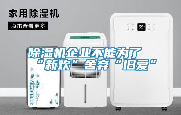 除濕機企業(yè)不能為了“新歡”舍棄“舊愛(ài)”