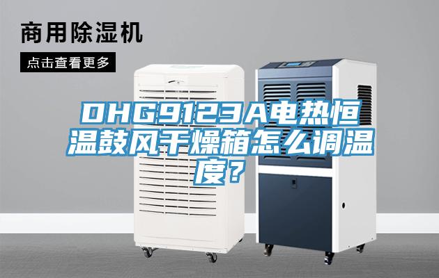 DHG9123A電熱恒溫鼓風(fēng)干燥箱怎么調溫度？