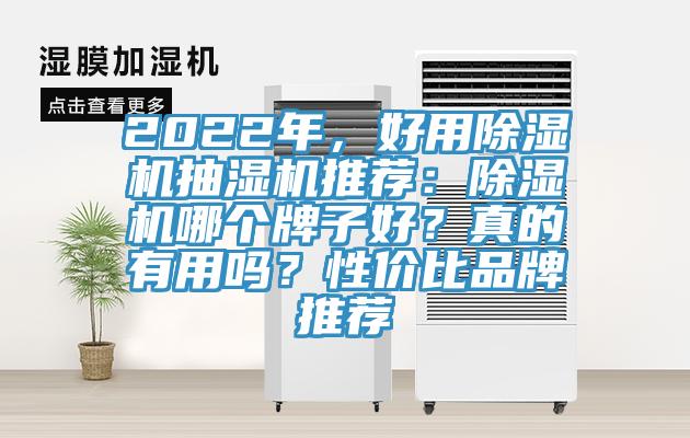 2022年，好用除濕機抽濕機推薦：除濕機哪個(gè)牌子好？真的有用嗎？性?xún)r(jià)比品牌推薦