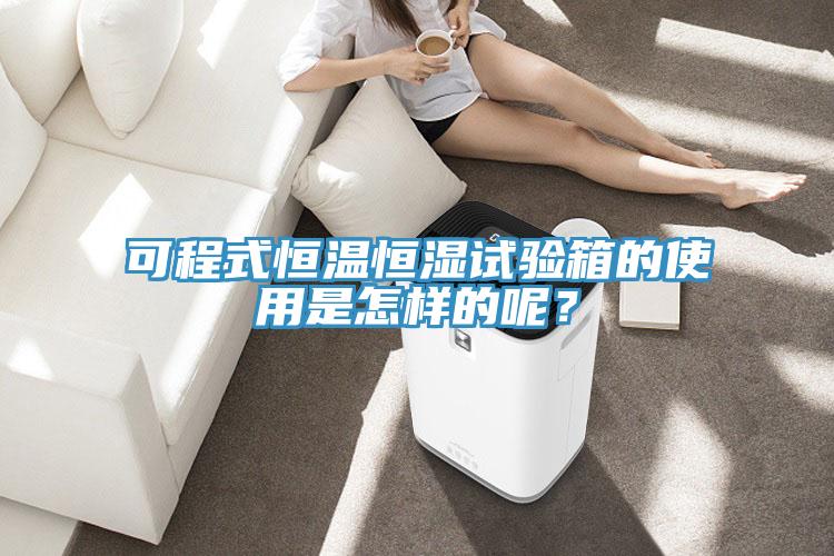 可程式恒溫恒濕試驗箱的使用是怎樣的呢？