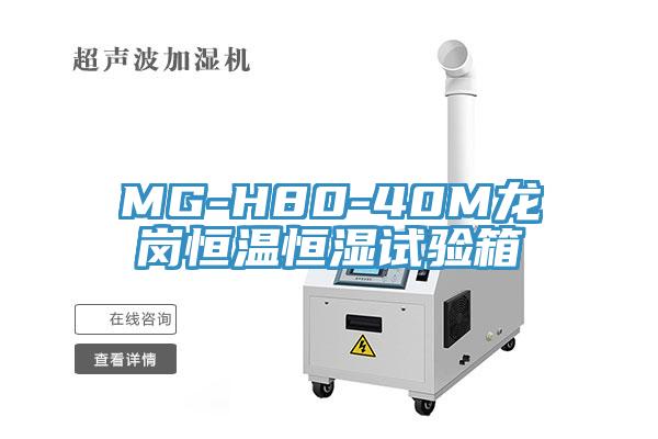 MG-H80-40M龍崗恒溫恒濕試驗箱