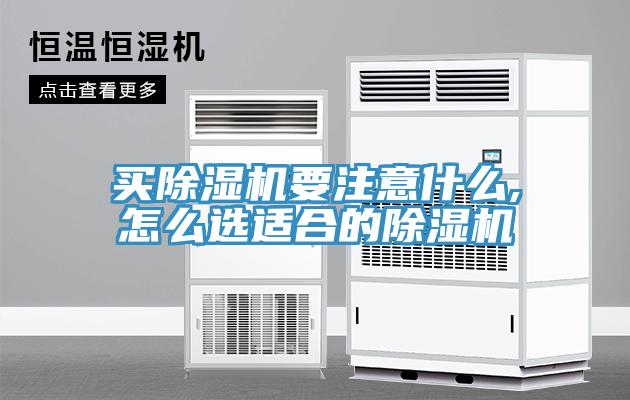 買(mǎi)除濕機要注意什么,怎么選適合的除濕機