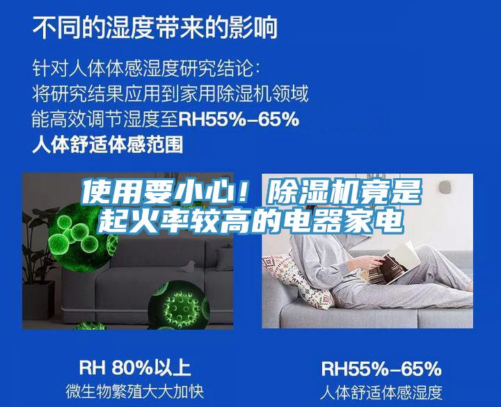 使用要小心！除濕機竟是起火率較高的電器家電