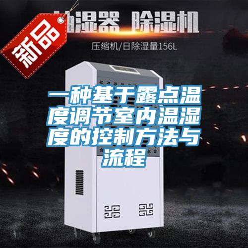 一種基于露點(diǎn)溫度調節室內溫濕度的控制方法與流程