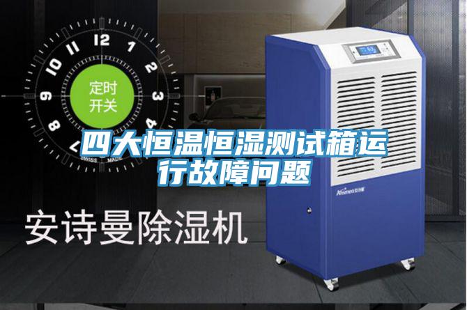 四大恒溫恒濕測試箱運行故障問(wèn)題