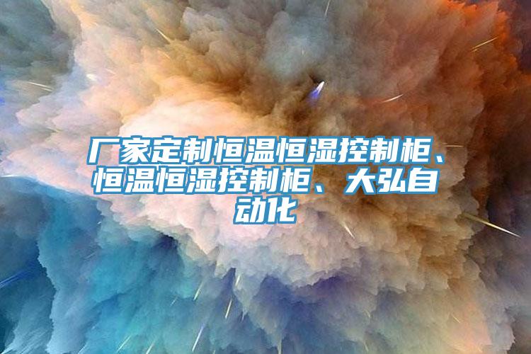 廠(chǎng)家定制恒溫恒濕控制柜、恒溫恒濕控制柜、大弘自動(dòng)化