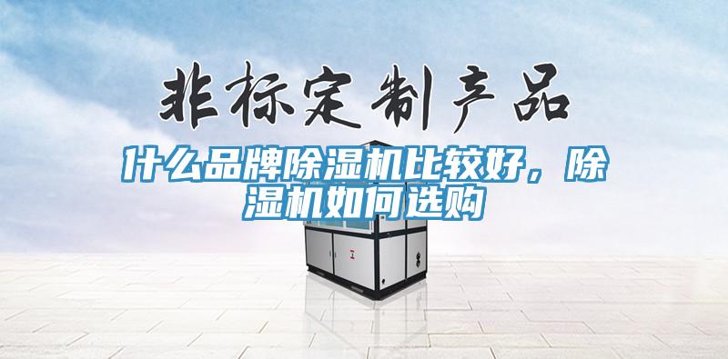什么品牌除濕機比較好，除濕機如何選購