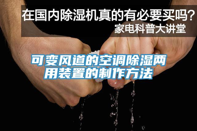 可變風(fēng)道的空調除濕兩用裝置的制作方法