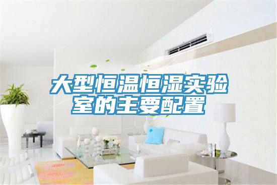 大型恒溫恒濕實(shí)驗室的主要配置