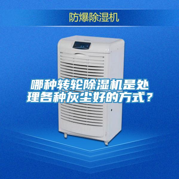 哪種轉輪除濕機是處理各種灰塵好的方式？