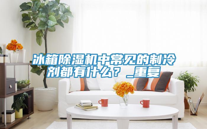 冰箱除濕機中常見(jiàn)的制冷劑都有什么？_重復
