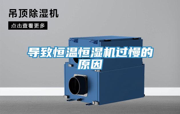 導致恒溫恒濕機過(guò)慢的原因