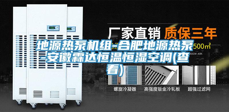 地源熱泵機組-合肥地源熱泵-安徽霖達恒溫恒濕空調(查看)