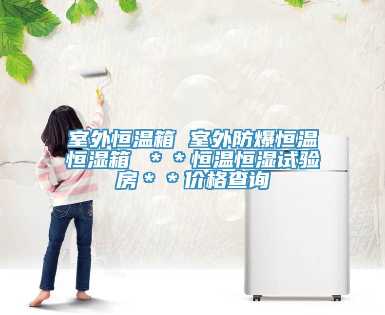 室外恒溫箱 室外防爆恒溫恒濕箱 ＊＊恒溫恒濕試驗房＊＊價(jià)格查詢(xún)