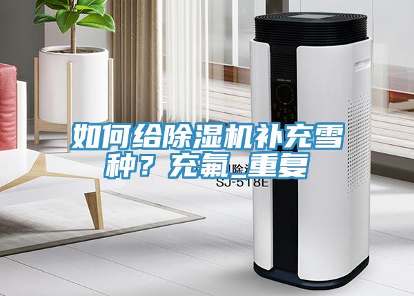 如何給除濕機補充雪種？充氟_重復