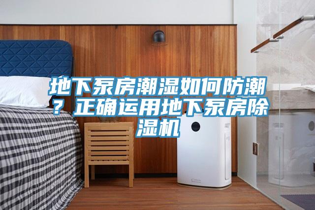 地下泵房潮濕如何防潮？正確運用地下泵房除濕機